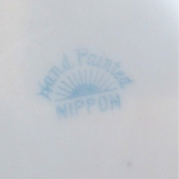 Vintage Nippon China Landscape Windmill Sugar Creamer Set Replacement Dinnerware - Picture 12 of 12